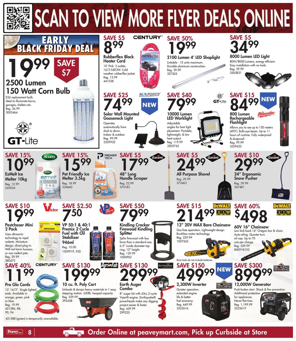 Peavey Mart BLACK FRIDAY 2021 Flyer - 11/19-11/24/2021 (Page 9)