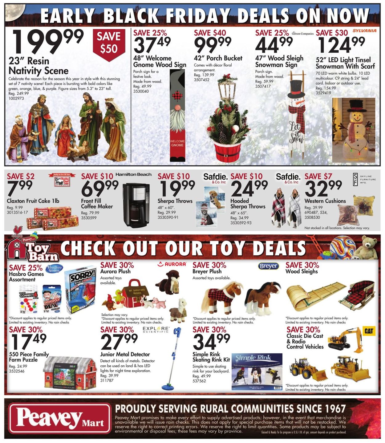Peavey Mart BLACK FRIDAY 2021 Flyer - 11/19-11/24/2021 (Page 13)