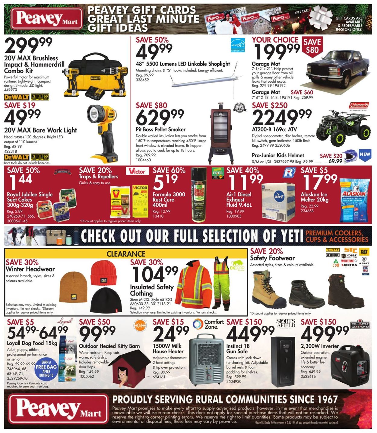 Peavey Mart HOLIDAYS 2021 Flyer - 12/23-12/29/2021 (Page 14)
