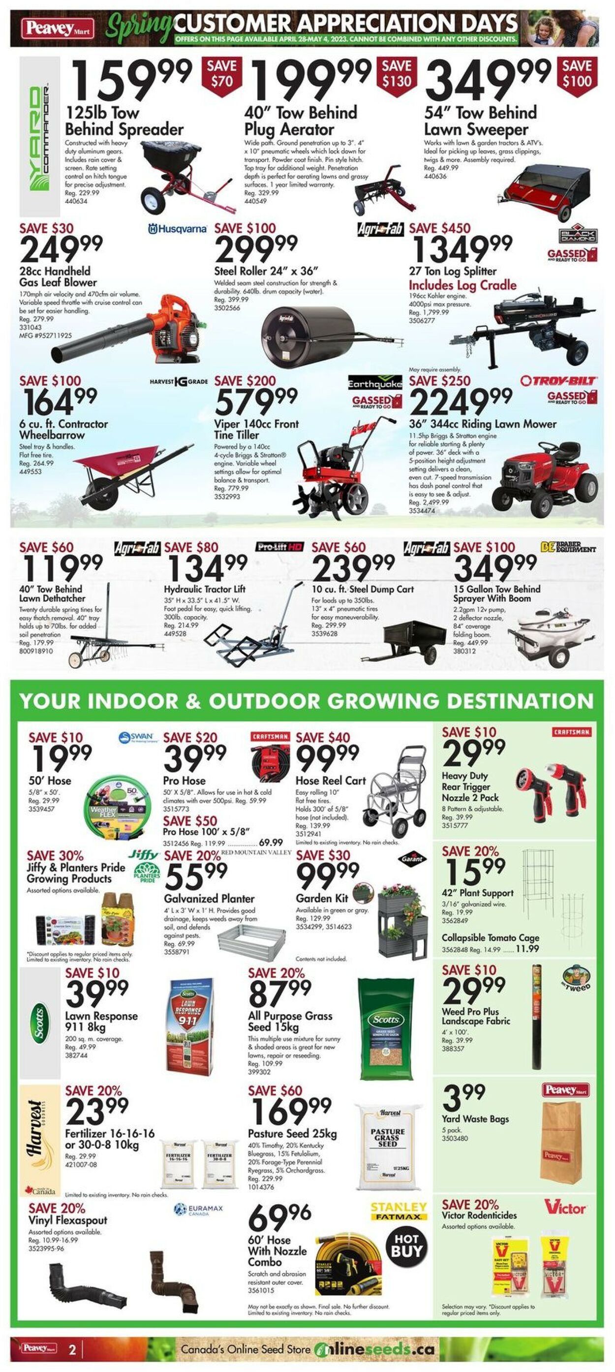 Peavey Mart Flyer - 04/28-05/04/2023 (Page 3)