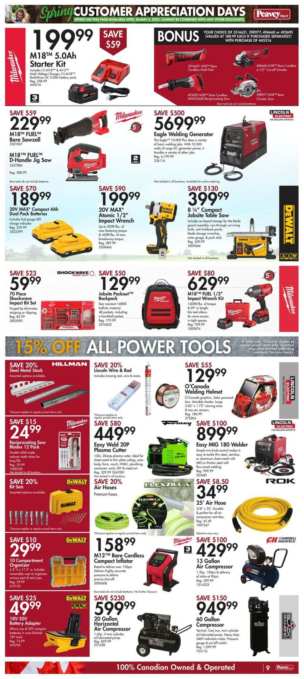 Peavey Mart Flyer - 04/28-05/04/2023 (Page 11)