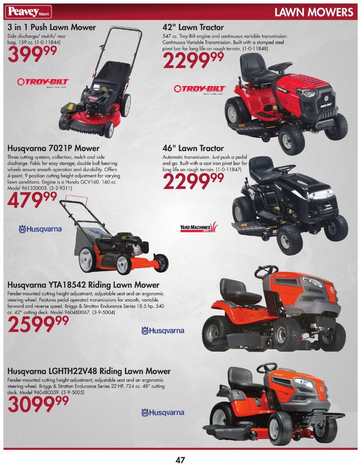 Peavey Mart Flyer - 04/29-06/01/2019 (Page 47)