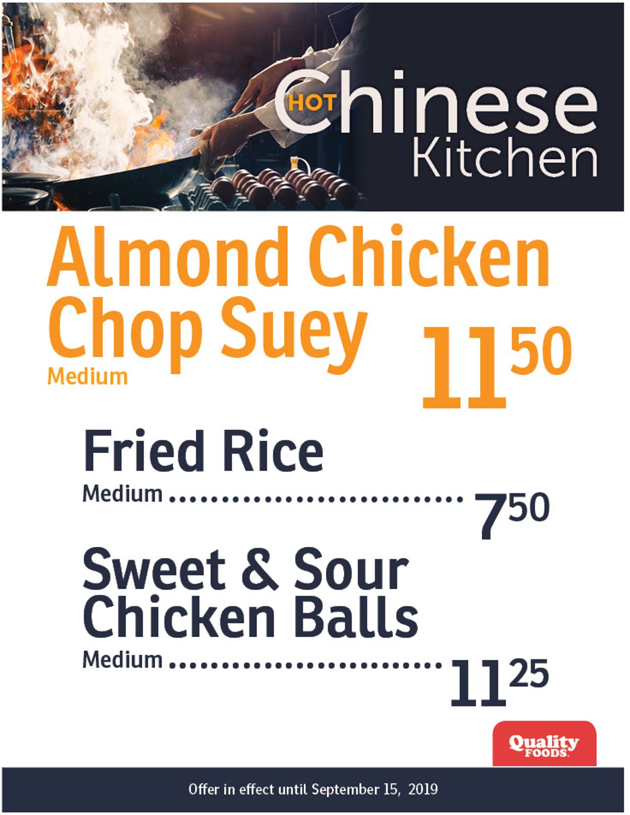 Quality Foods Flyer - 09/09-09/15/2019