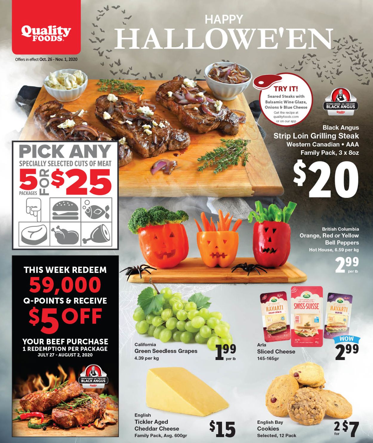 Quality Foods Flyer - 10/26-11/01/2020