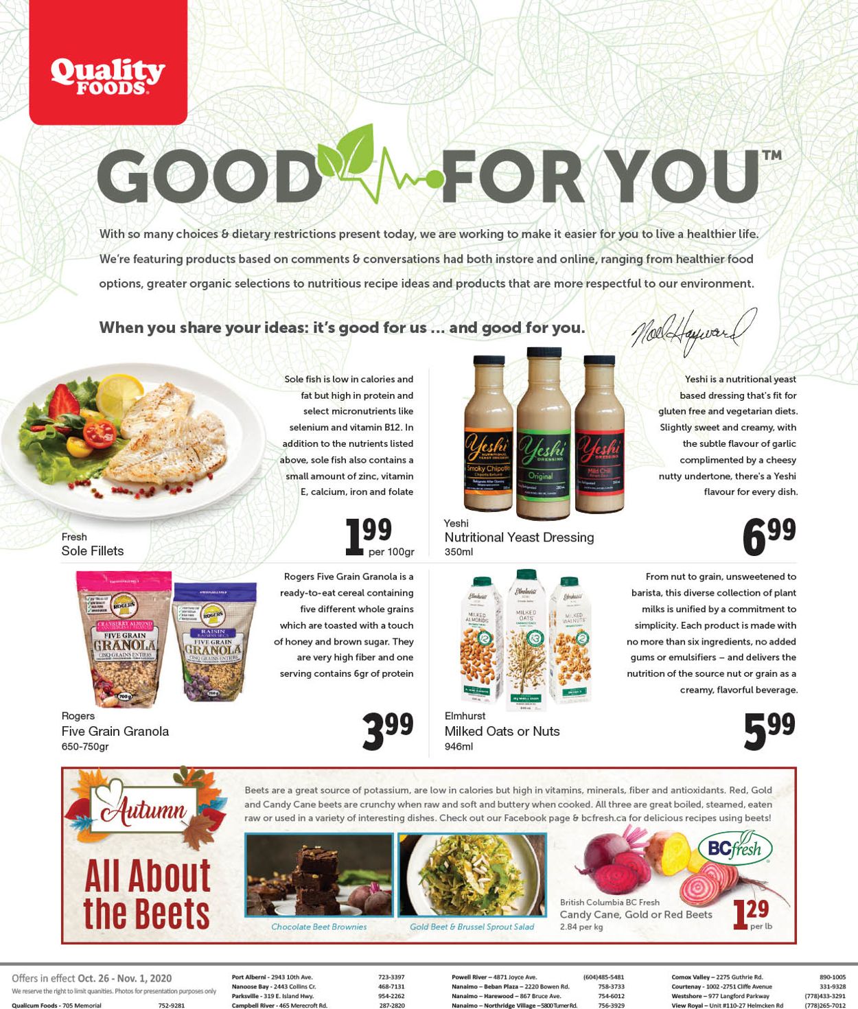 Quality Foods Flyer - 10/26-11/01/2020 (Page 7)