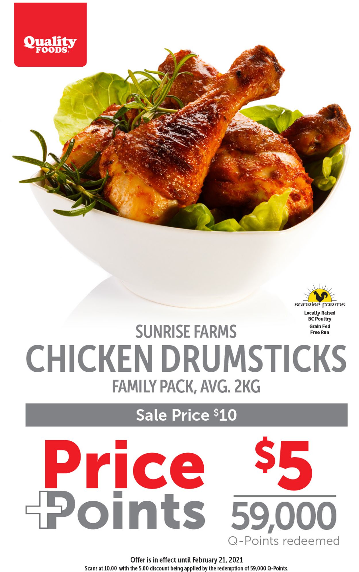 Quality Foods Price + Points Flyer - 02/15-02/21/2021