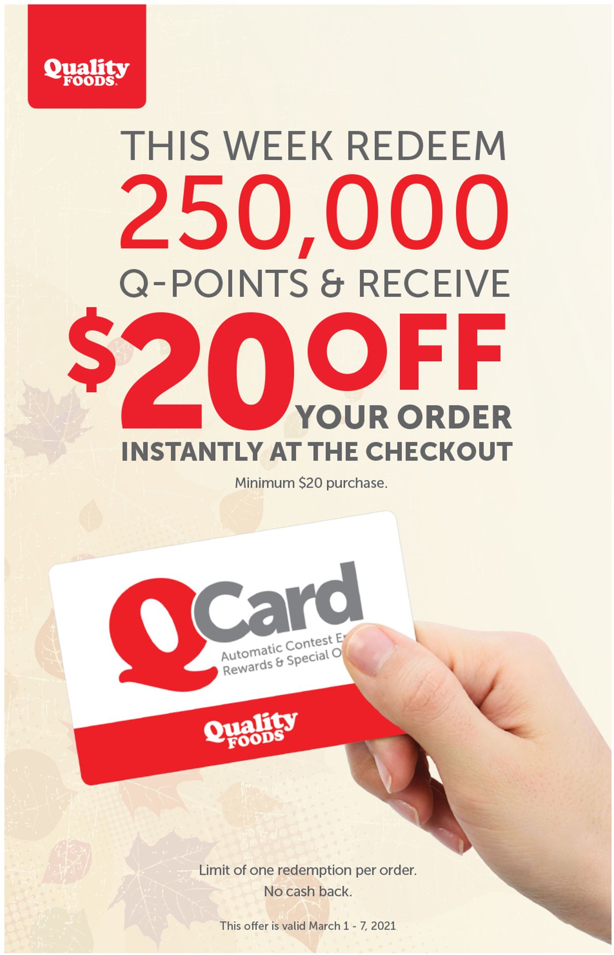 Quality Foods Flyer - 04/05-04/11/2021