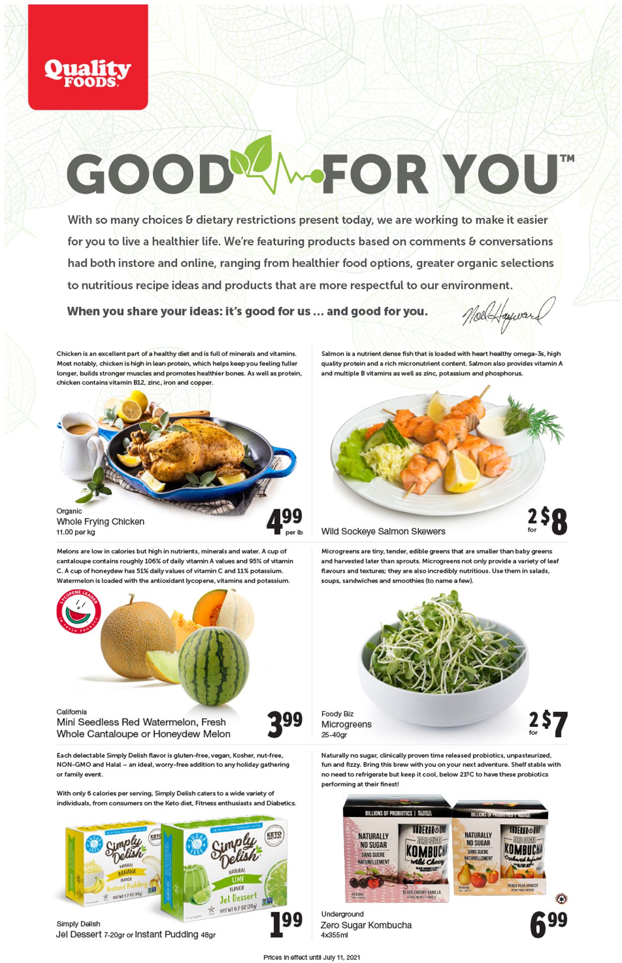 Quality Foods Flyer - 07/05-07/11/2021