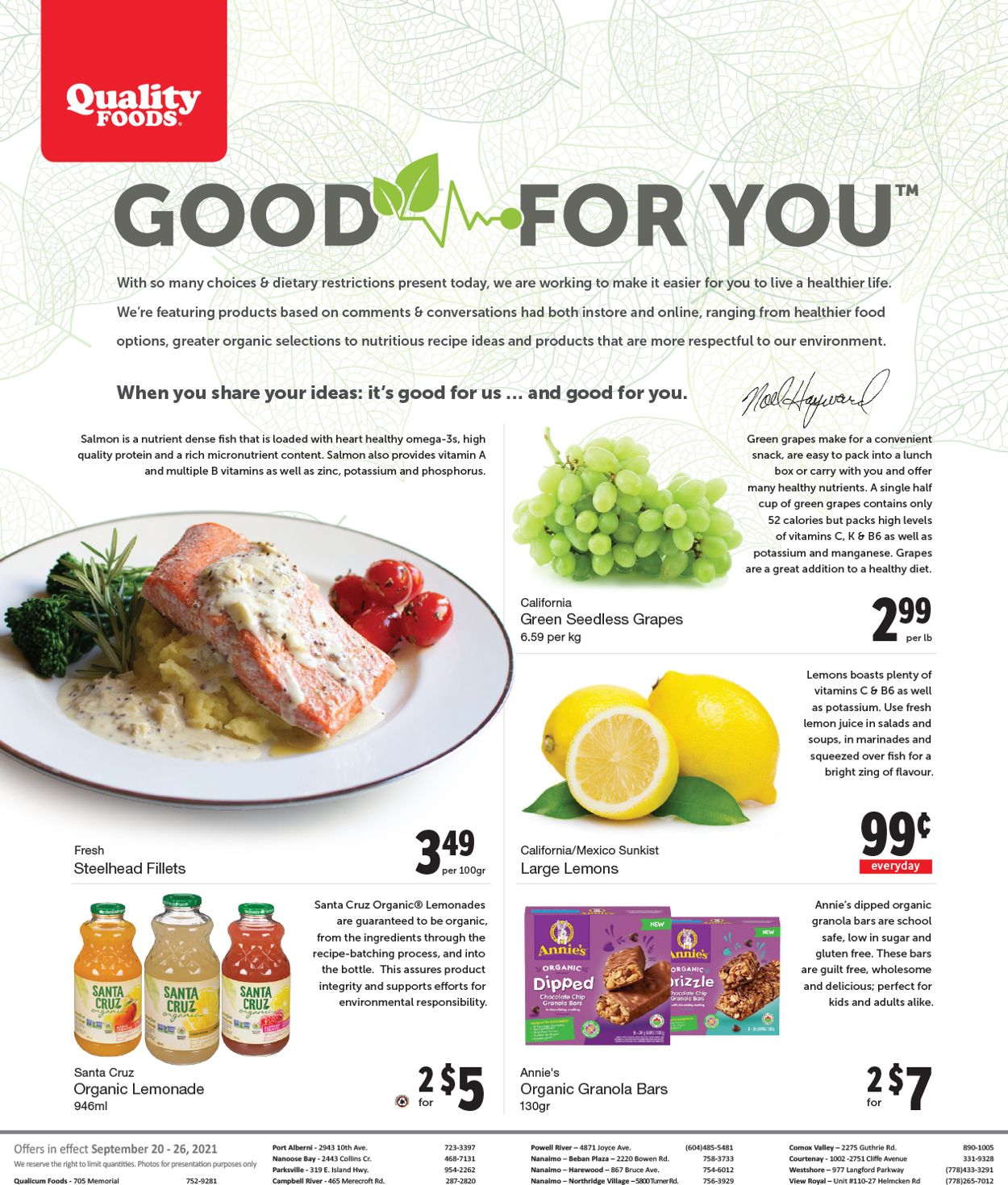 Quality Foods Flyer - 09/20-09/26/2021 (Page 7)