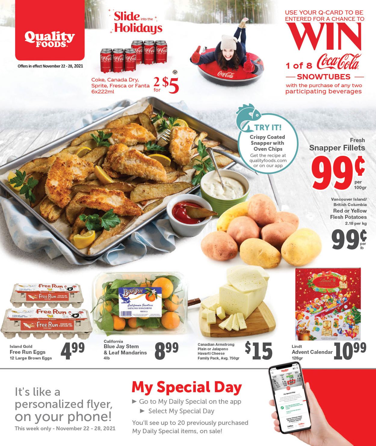 Quality Foods Flyer - 11/22-11/28/2021