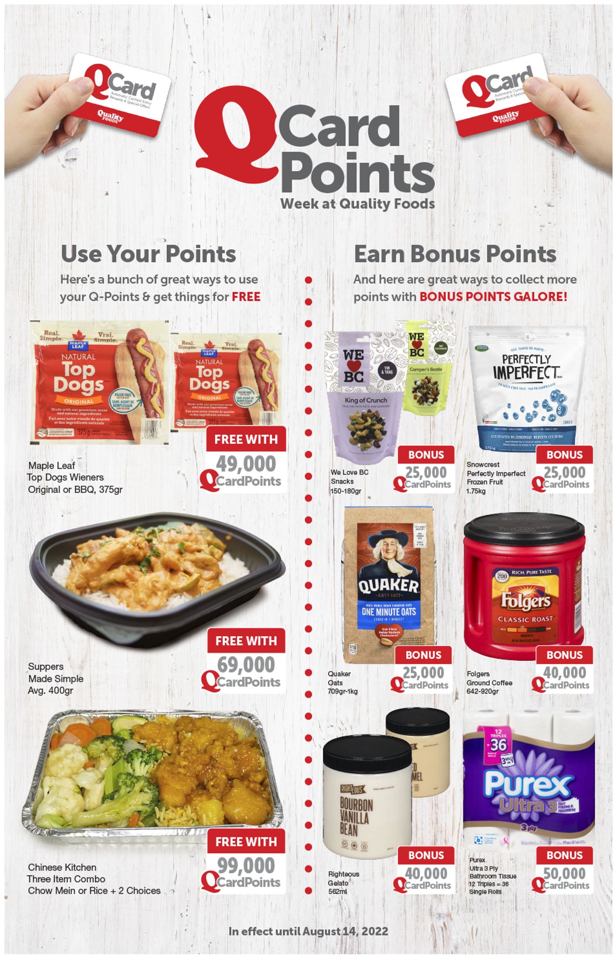 Quality Foods Flyer - 08/08-08/14/2022