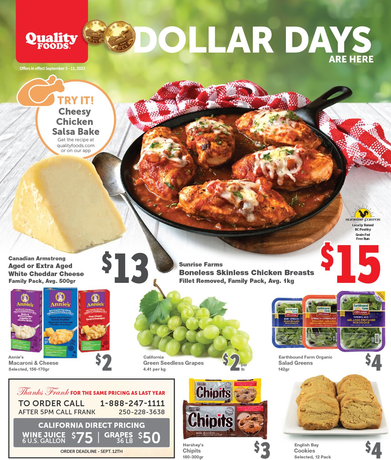 Quality Foods Flyer - 09/05-09/11/2022