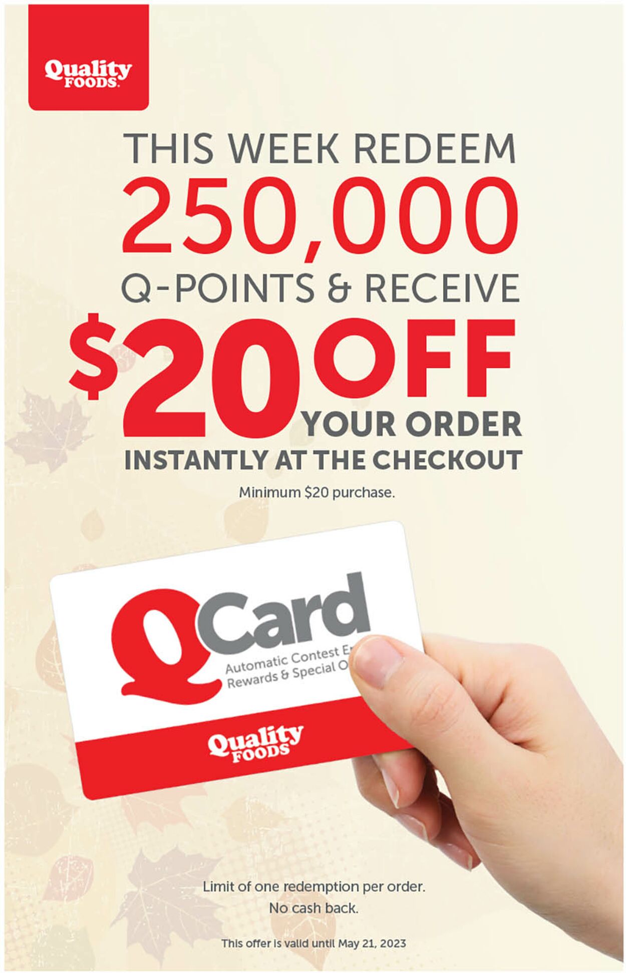 Quality Foods Flyer - 05/15-05/21/2023