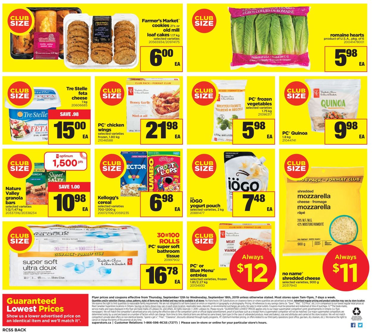 Real Canadian Superstore Flyer - 09/12-09/18/2019 (Page 19)