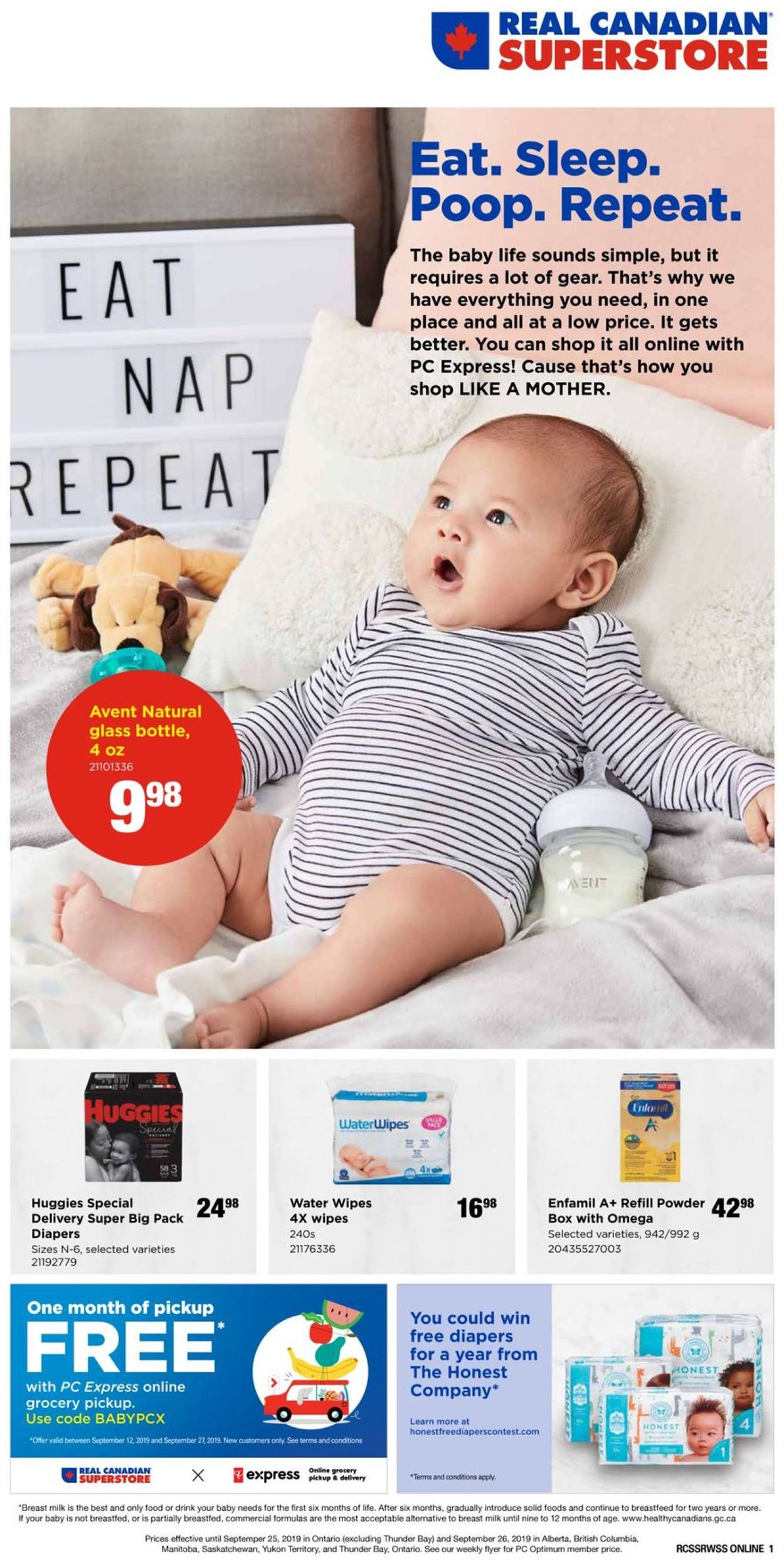 Real Canadian Superstore Flyer - 09/12-09/25/2019