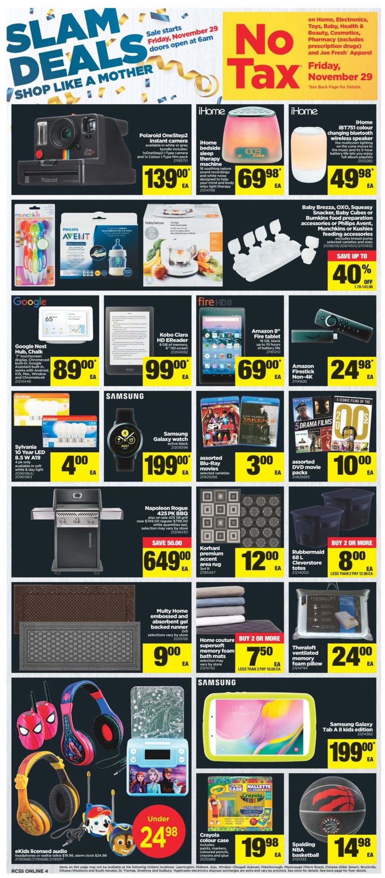 Real Canadian Superstore BLACK FRIDAY 2019 SALE Flyer - 11/29-12/04/2019 (Page 4)
