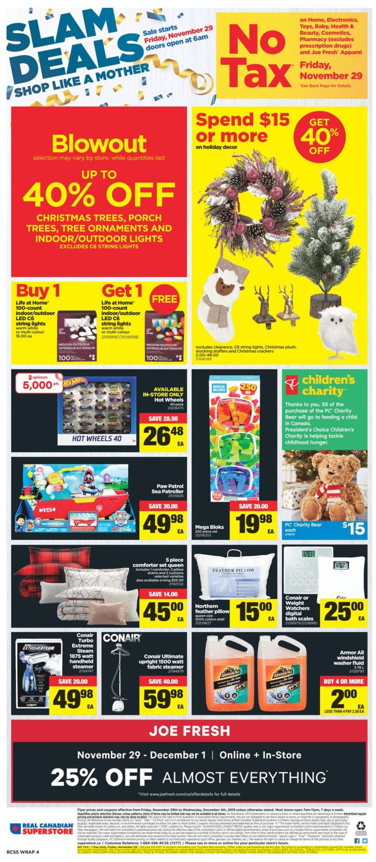 Real Canadian Superstore BLACK FRIDAY 2019 SALE Flyer - 11/29-12/04/2019 (Page 5)