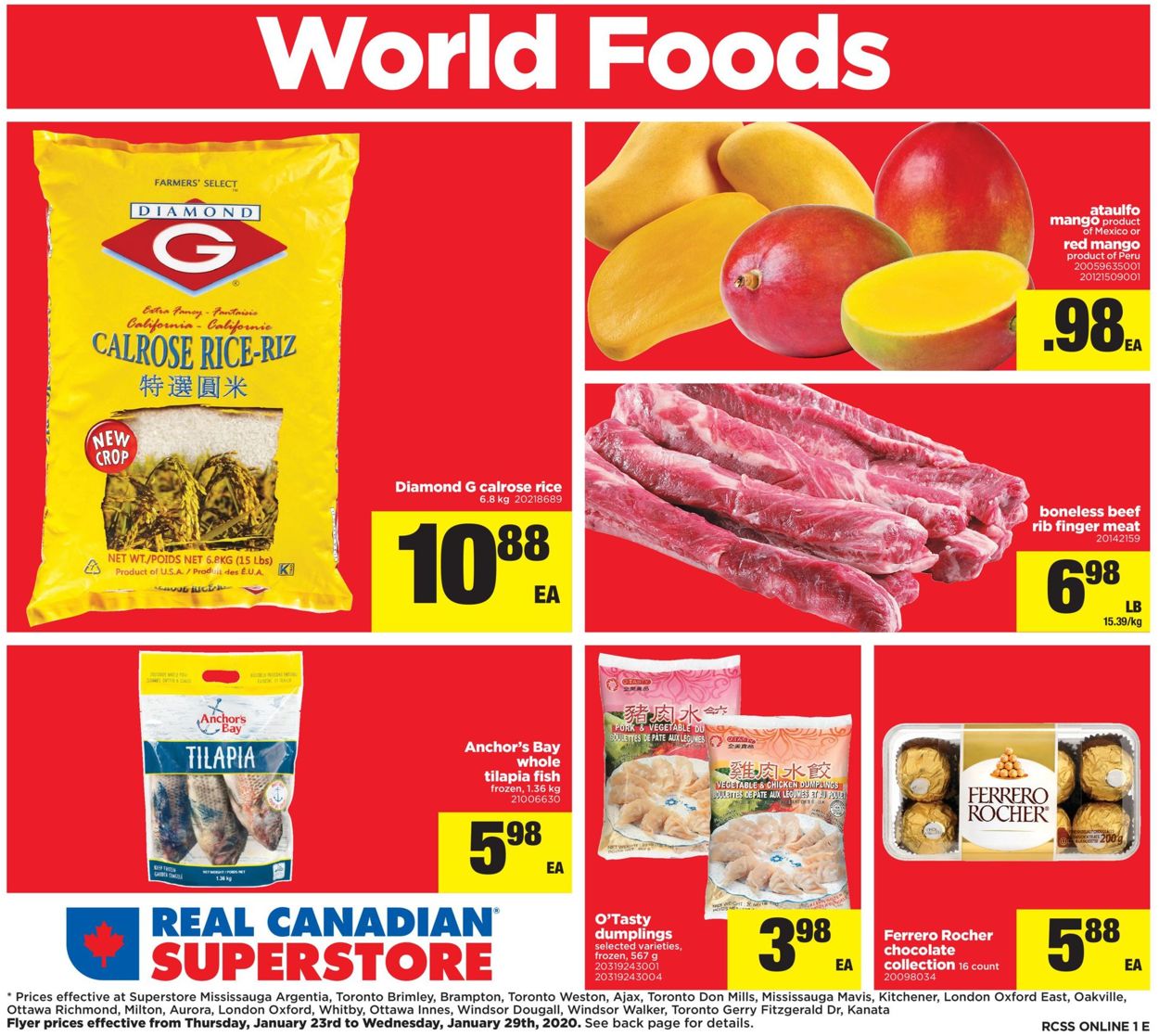 Real Canadian Superstore Flyer - 01/23-01/29/2020