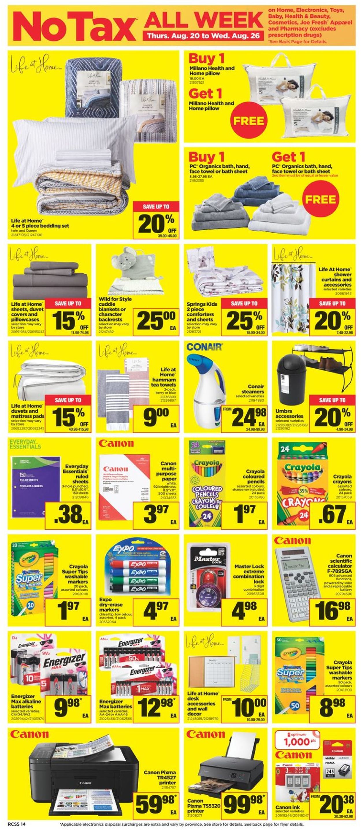 Real Canadian Superstore Flyer - 08/20-08/26/2020 (Page 14)