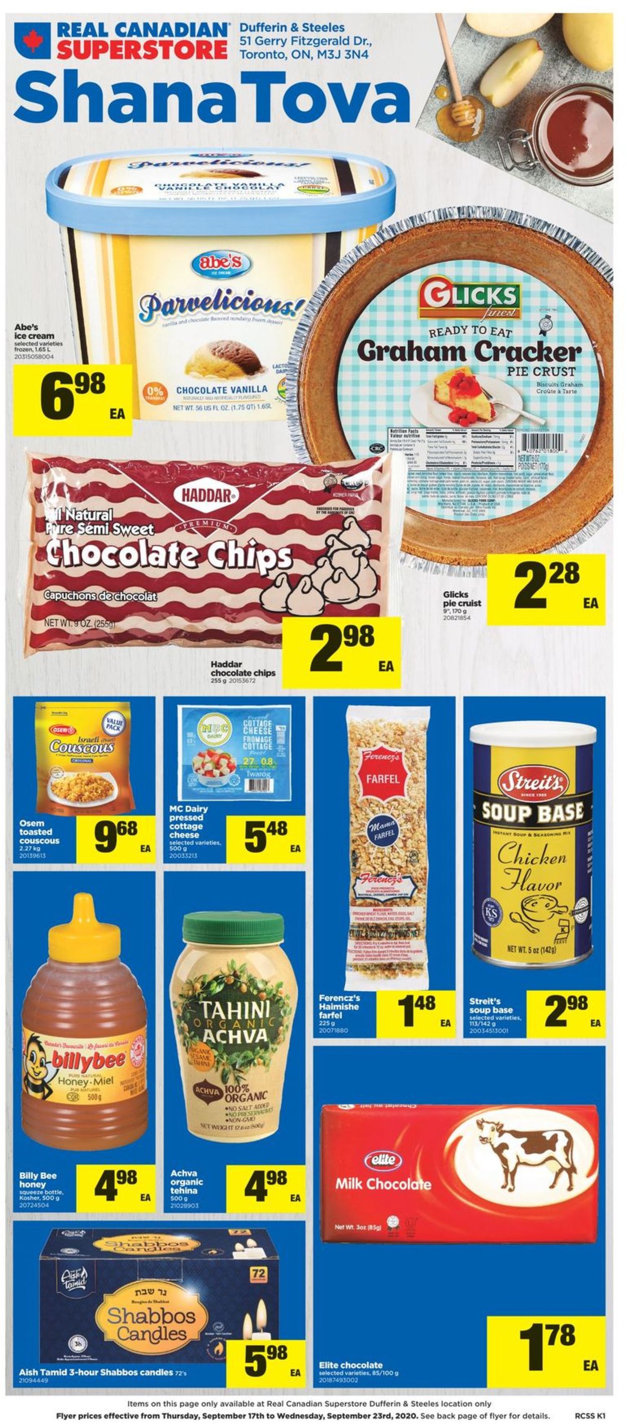 Real Canadian Superstore Flyer - 09/17-09/23/2020