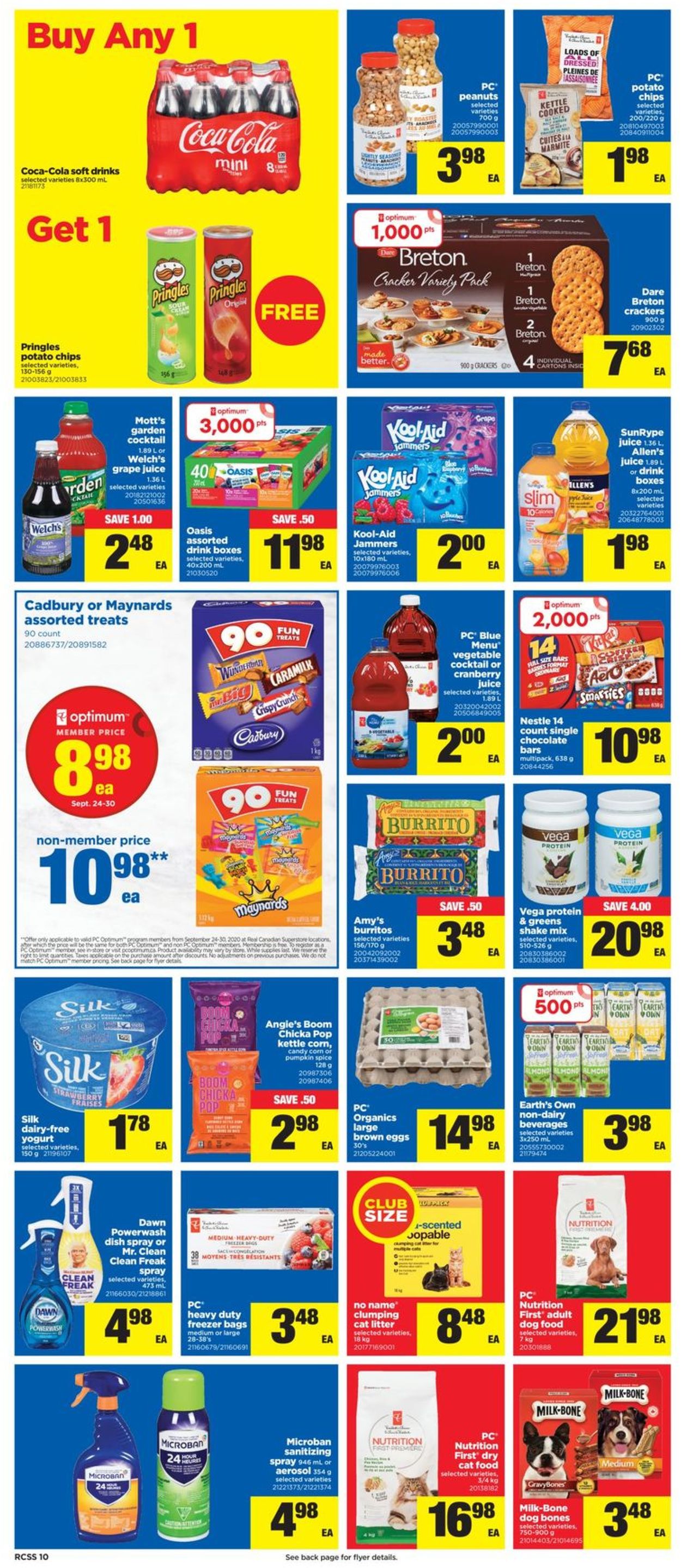 Real Canadian Superstore Flyer - 09/24-09/30/2020 (Page 10)