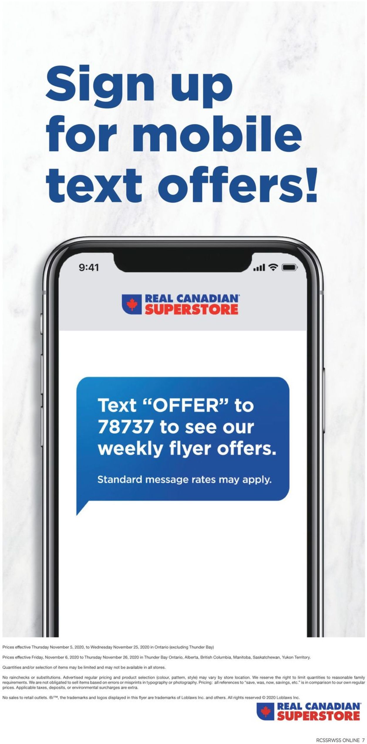 Real Canadian Superstore Flyer - 11/05-11/25/2020 (Page 7)