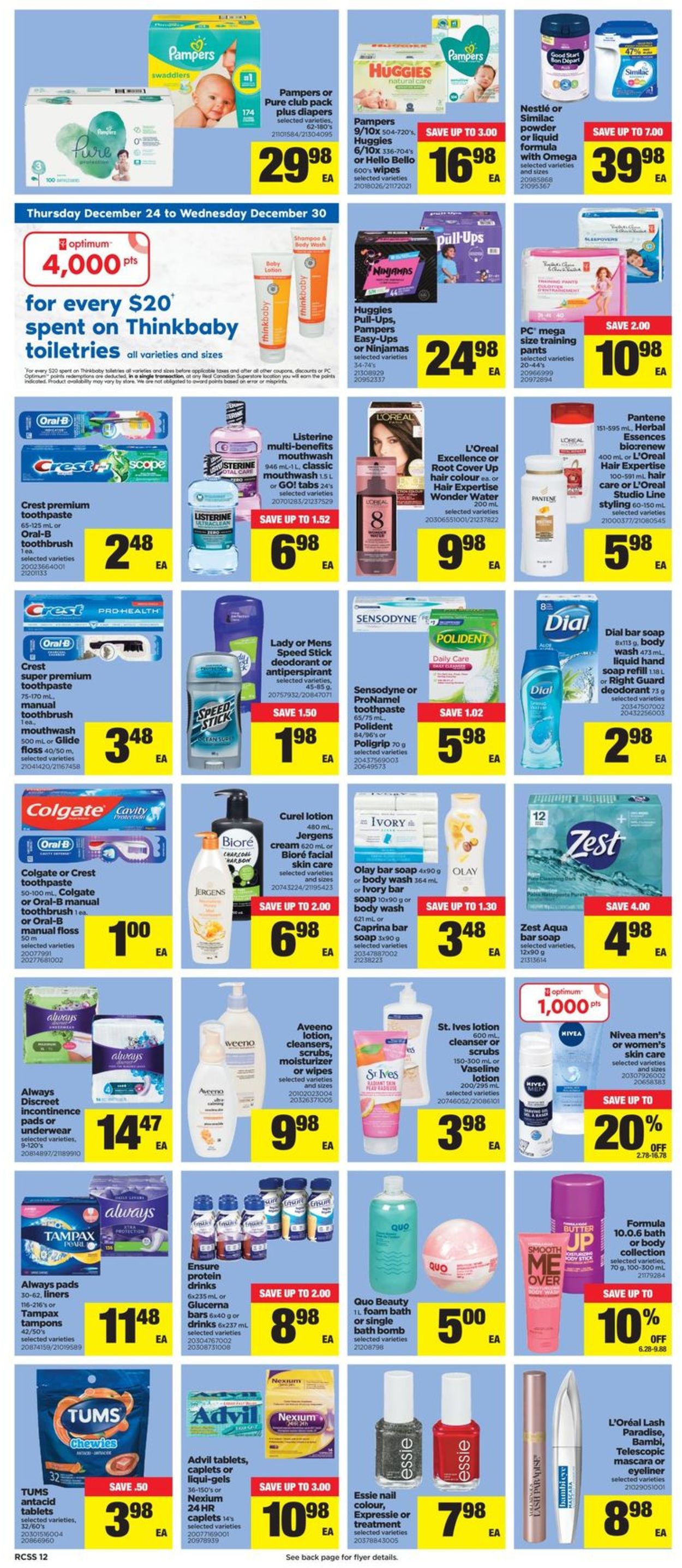 Real Canadian Superstore - Boxing Week 2020 Flyer - 12/24-12/30/2020 (Page 12)