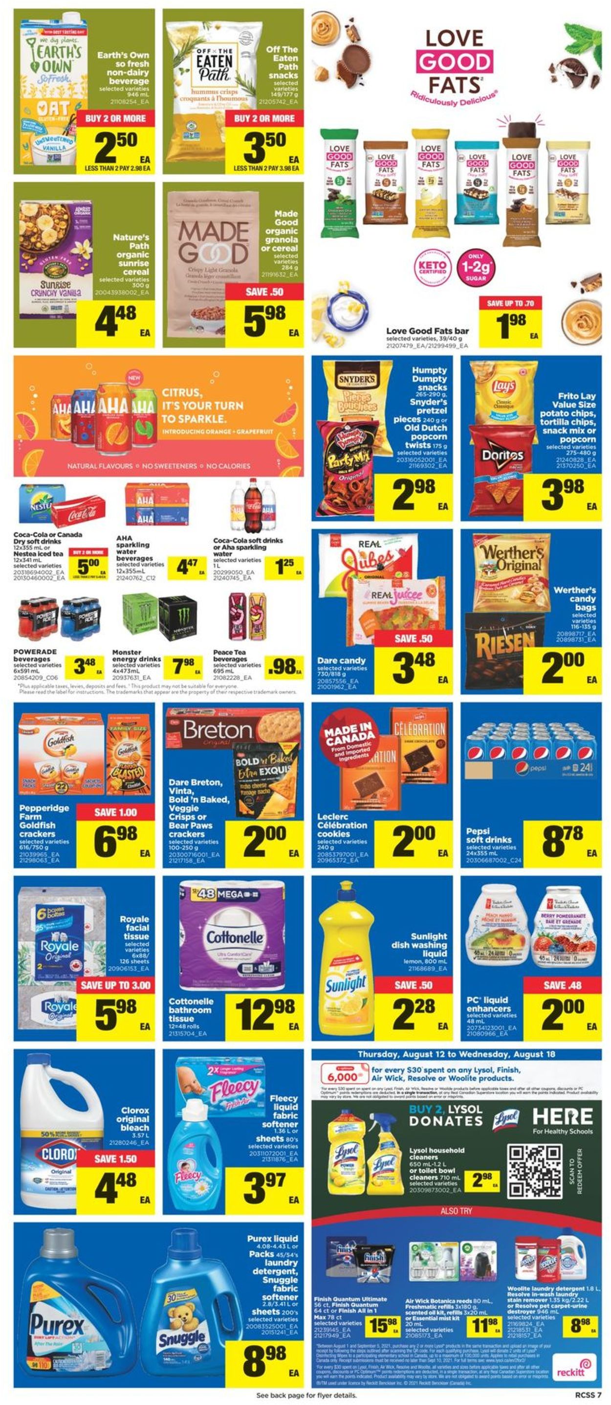 Real Canadian Superstore Flyer - 08/12-08/18/2021 (Page 7)