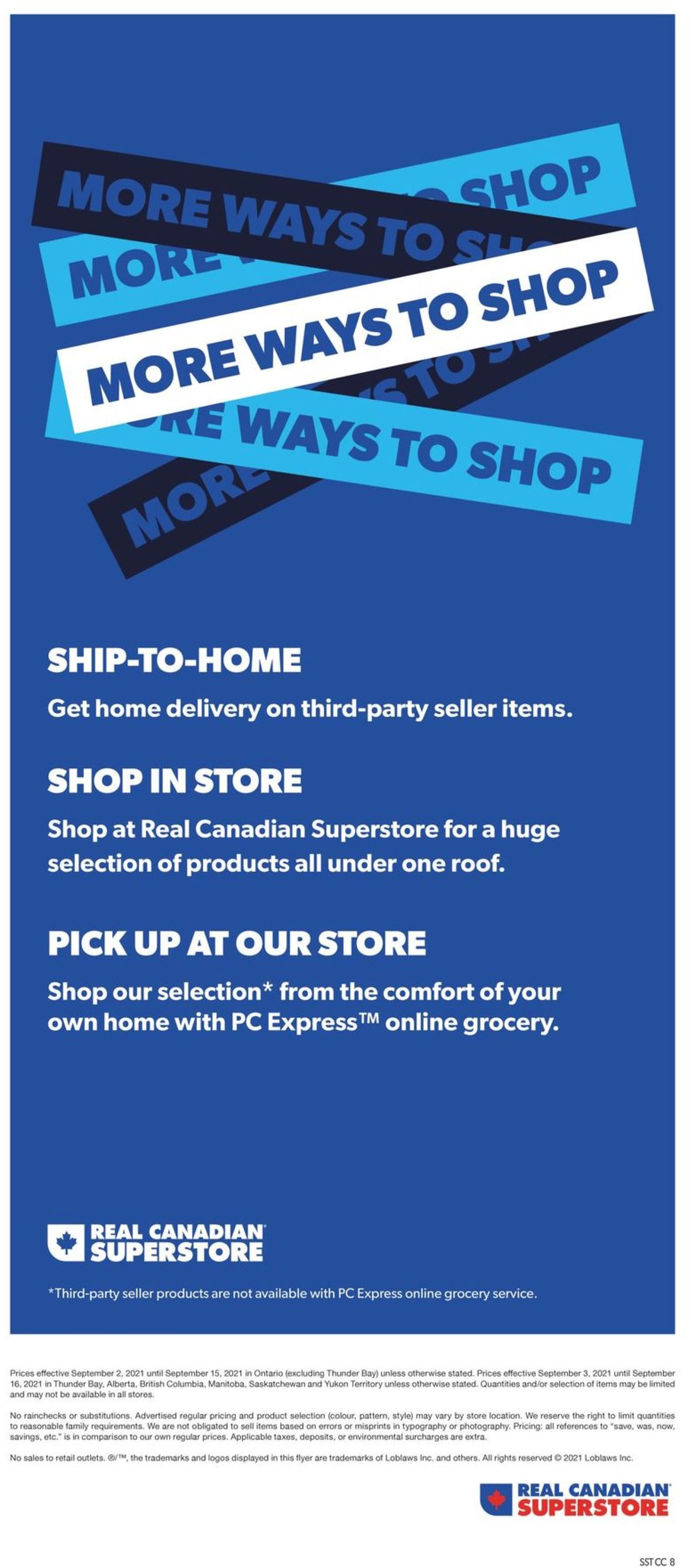 Real Canadian Superstore Flyer - 09/02-09/15/2021 (Page 8)