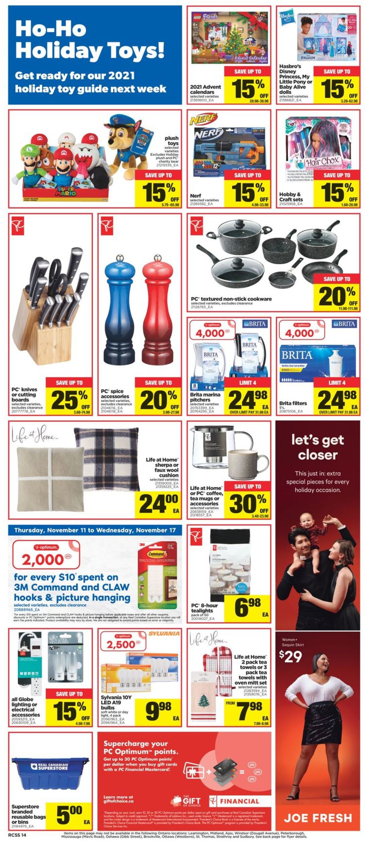 Real Canadian Superstore XMAS 2021 Flyer - 11/11-11/17/2021 (Page 15)