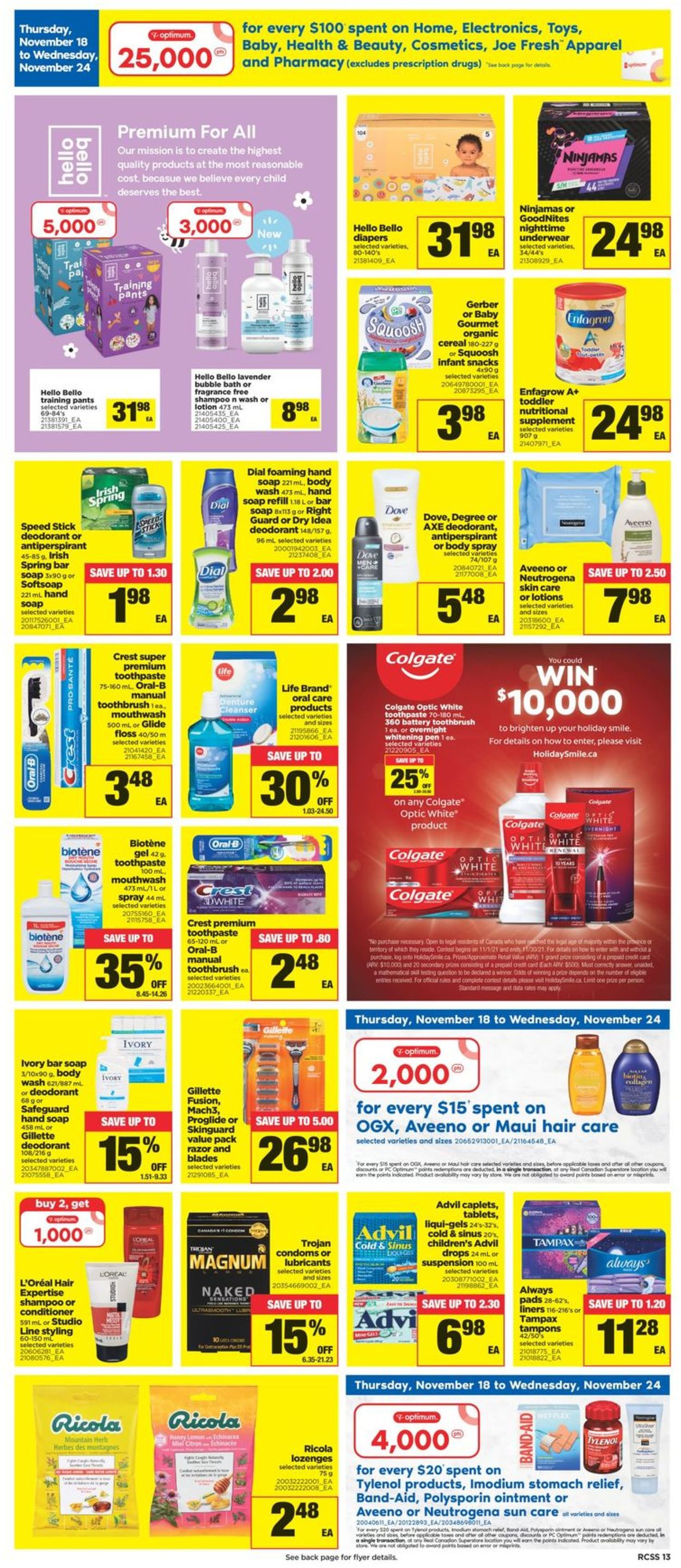 Real Canadian Superstore XMAS 2021 Flyer - 11/18-11/24/2021 (Page 14)