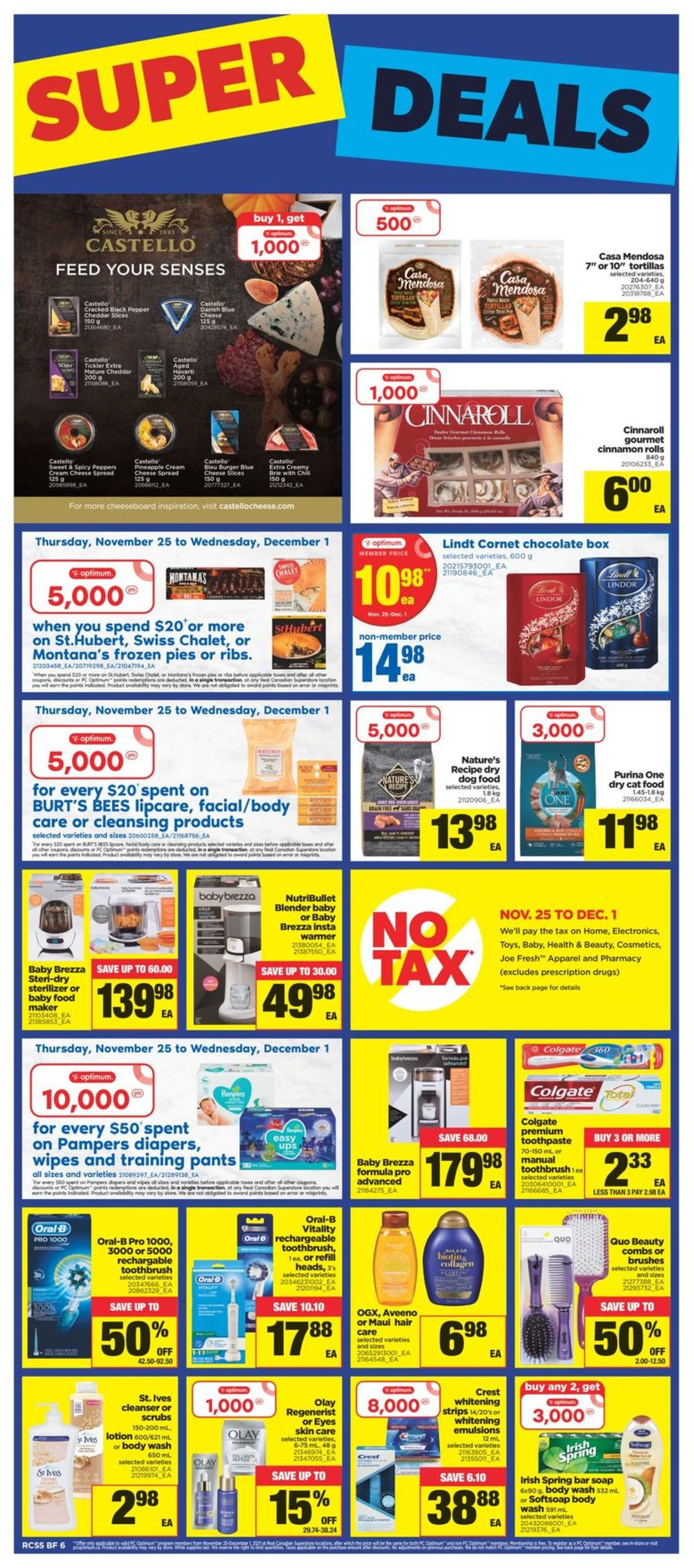 Real Canadian Superstore BLACK FRIDAY 2021 Flyer - 11/25-12/01/2021 (Page 6)