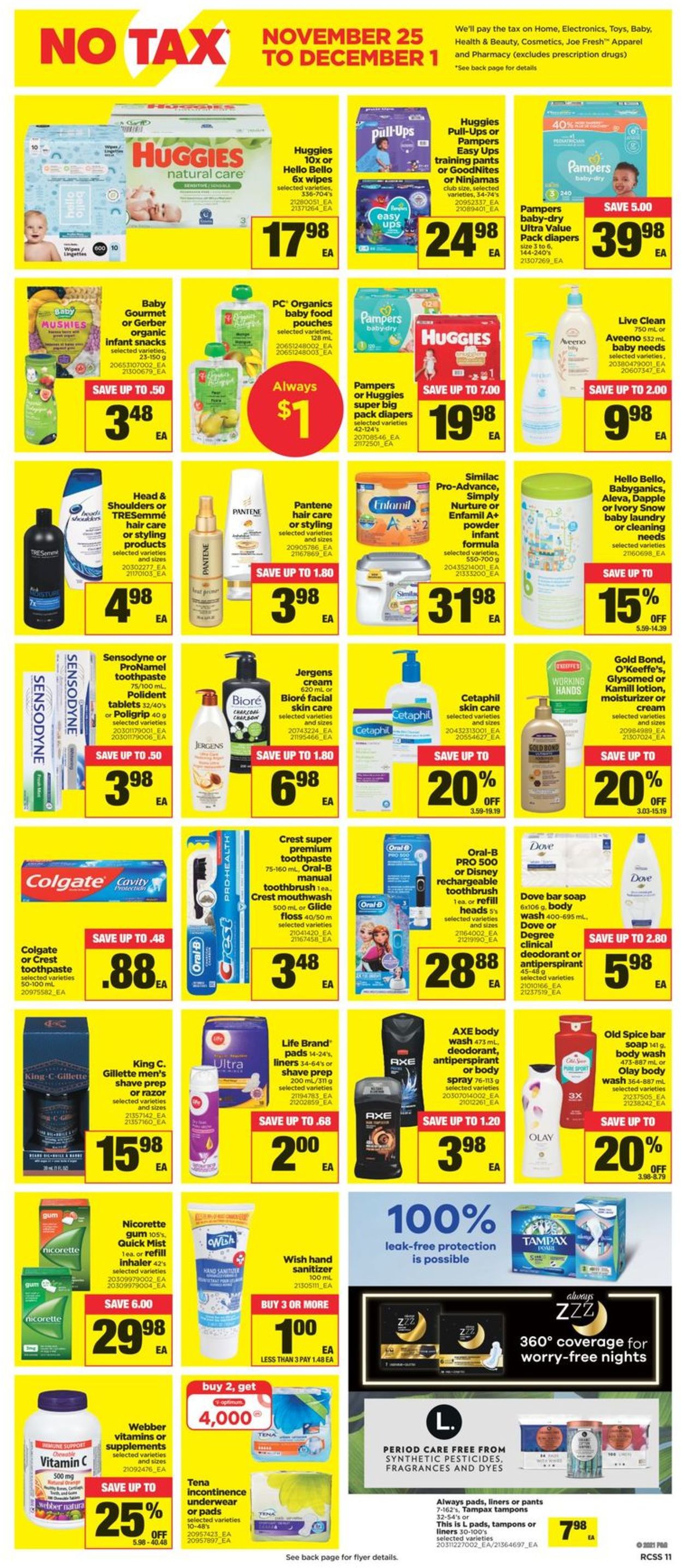 Real Canadian Superstore BLACK FRIDAY 2021 Flyer - 11/25-12/01/2021 (Page 11)