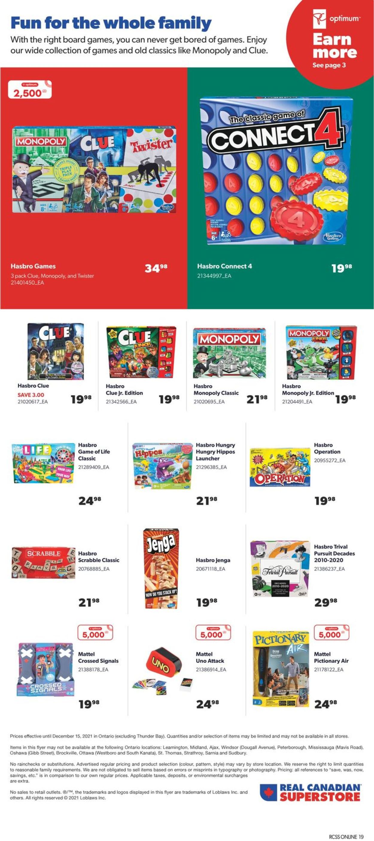 Real Canadian Superstore XMAS 2021 Flyer - 12/02-12/15/2021 (Page 19)
