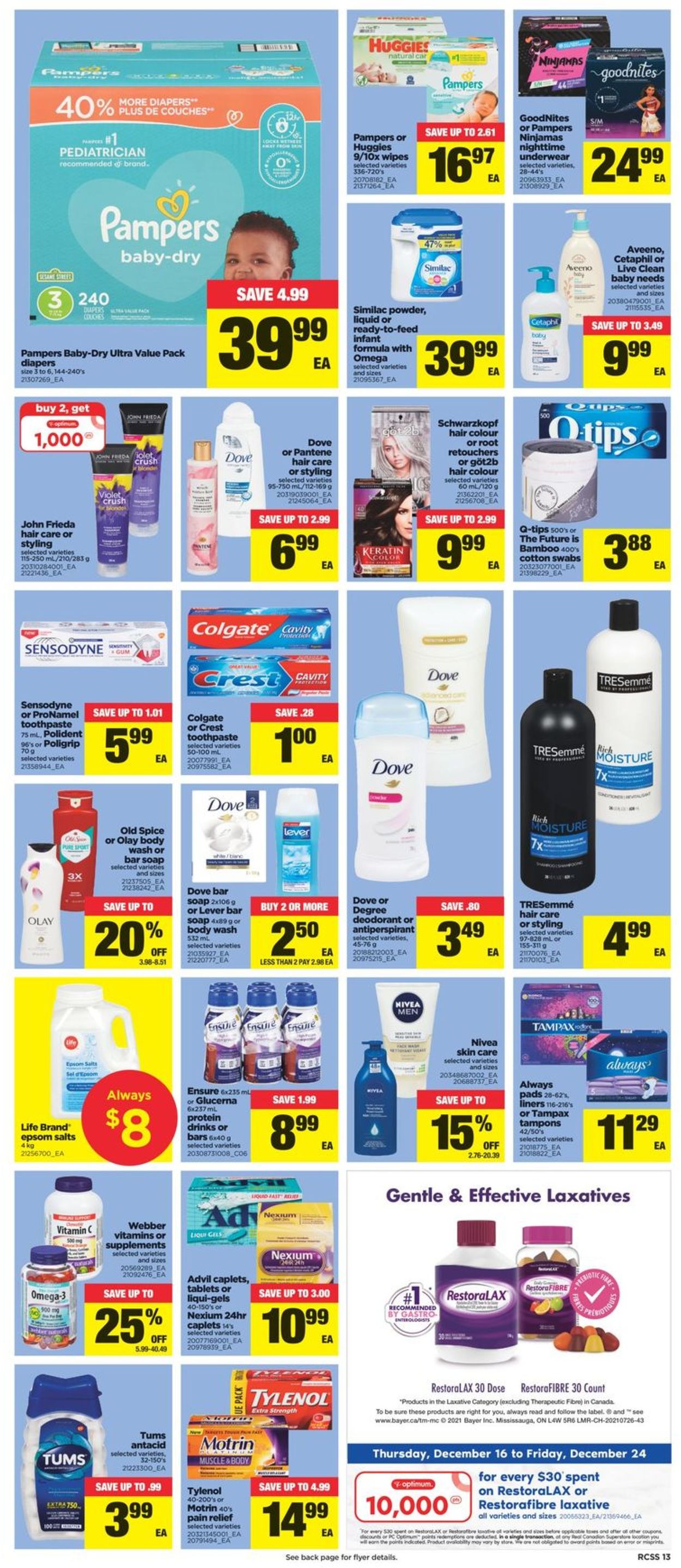 Real Canadian Superstore XMAS 2021 Flyer - 12/16-12/24/2021 (Page 14)