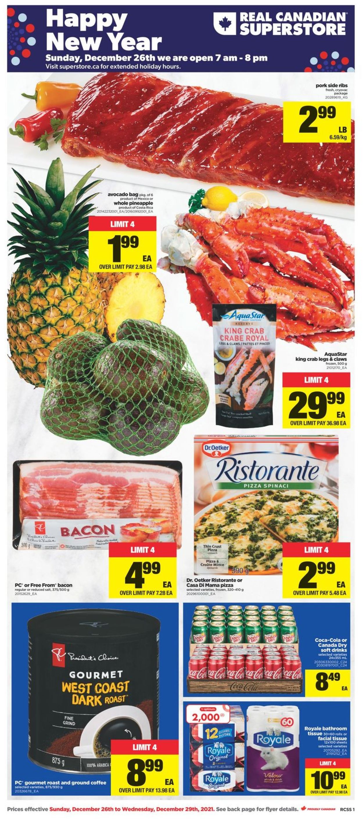 Real Canadian Superstore Flyer - 12/26-12/29/2021