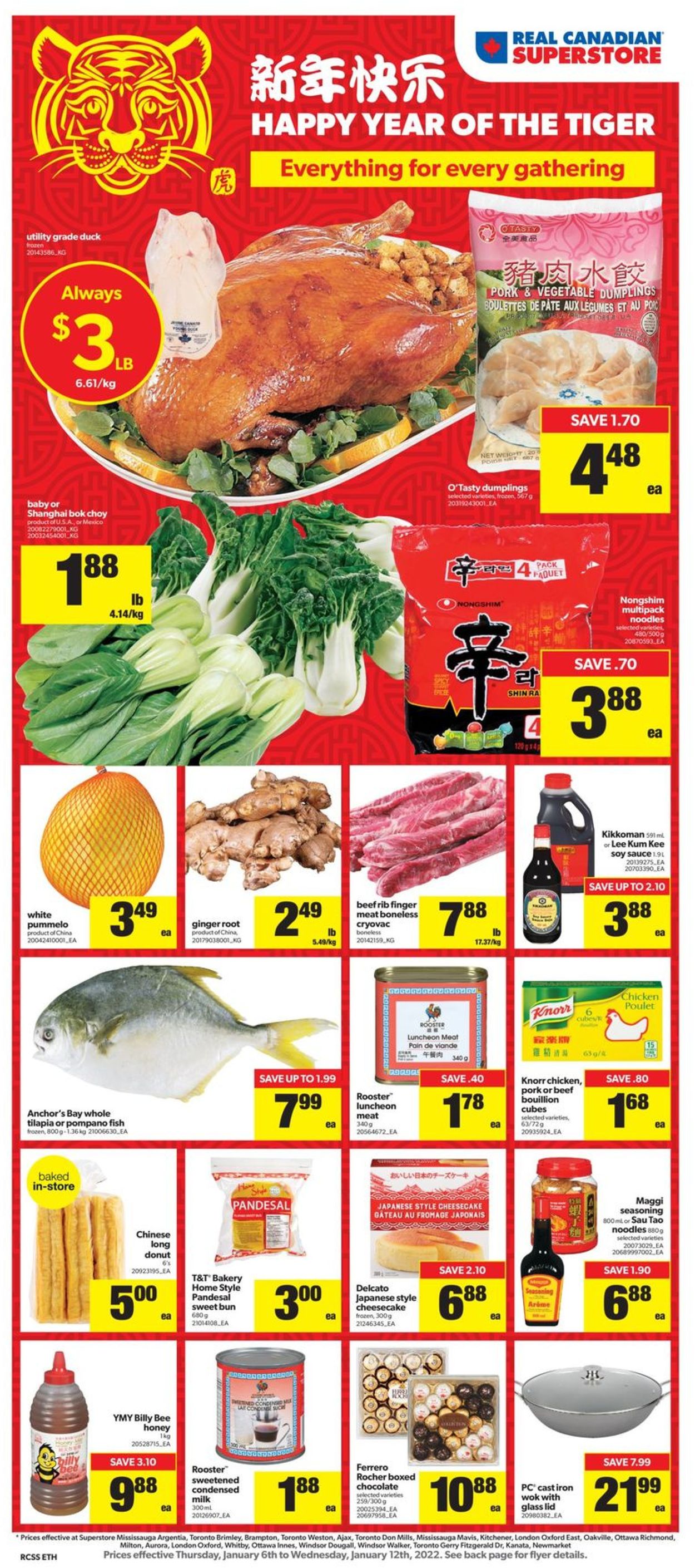 Real Canadian Superstore Flyer - 01/06-01/12/2022
