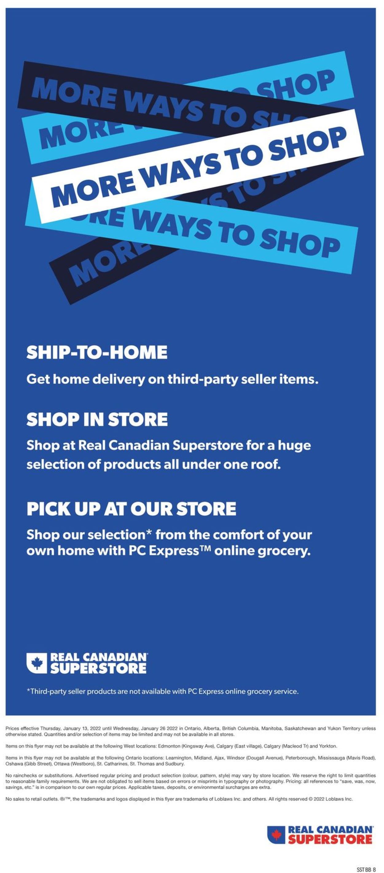 Real Canadian Superstore Flyer - 01/13-01/26/2022 (Page 8)