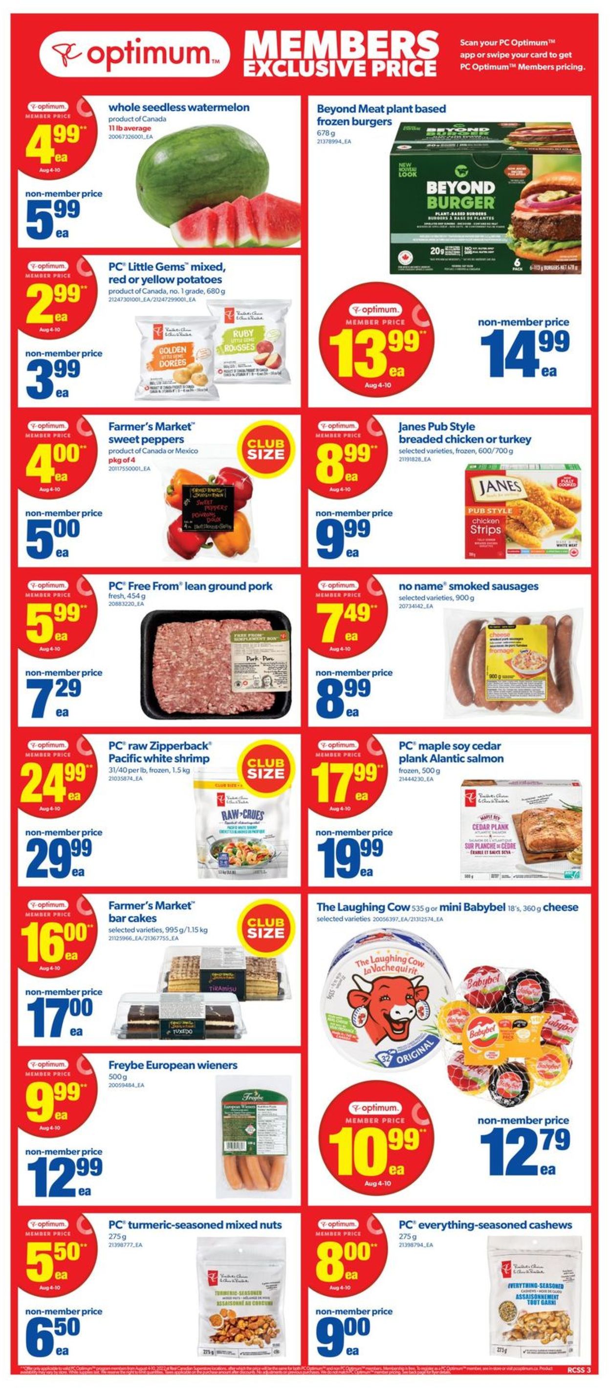 Real Canadian Superstore Flyer - 08/04-08/10/2022 (Page 4)