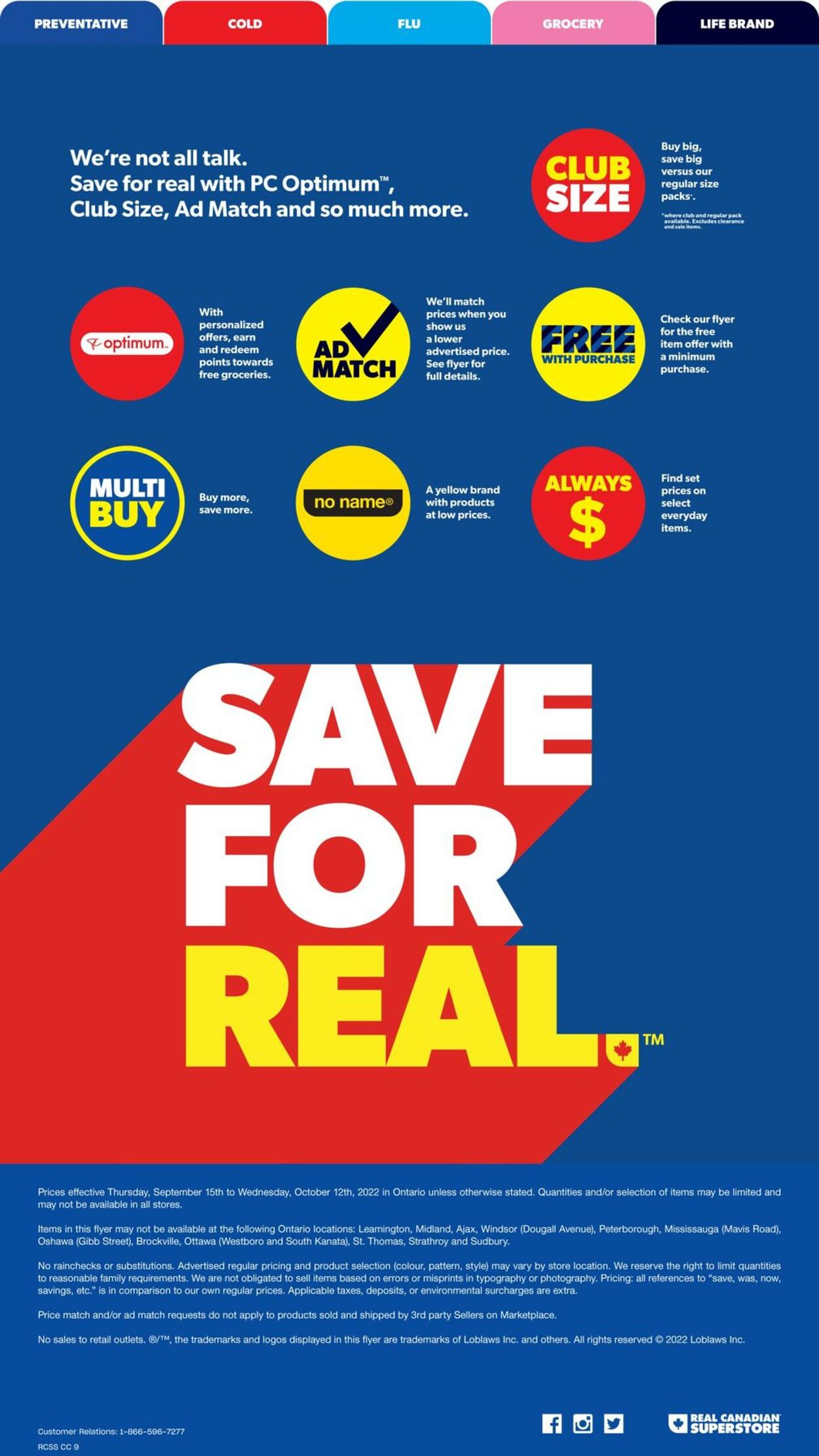 Real Canadian Superstore Flyer - 09/15-10/12/2022 (Page 9)