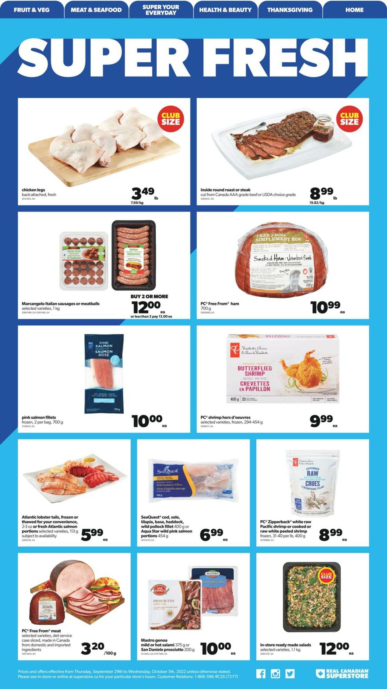 Real Canadian Superstore Flyer - 09/29-10/05/2022 (Page 11)
