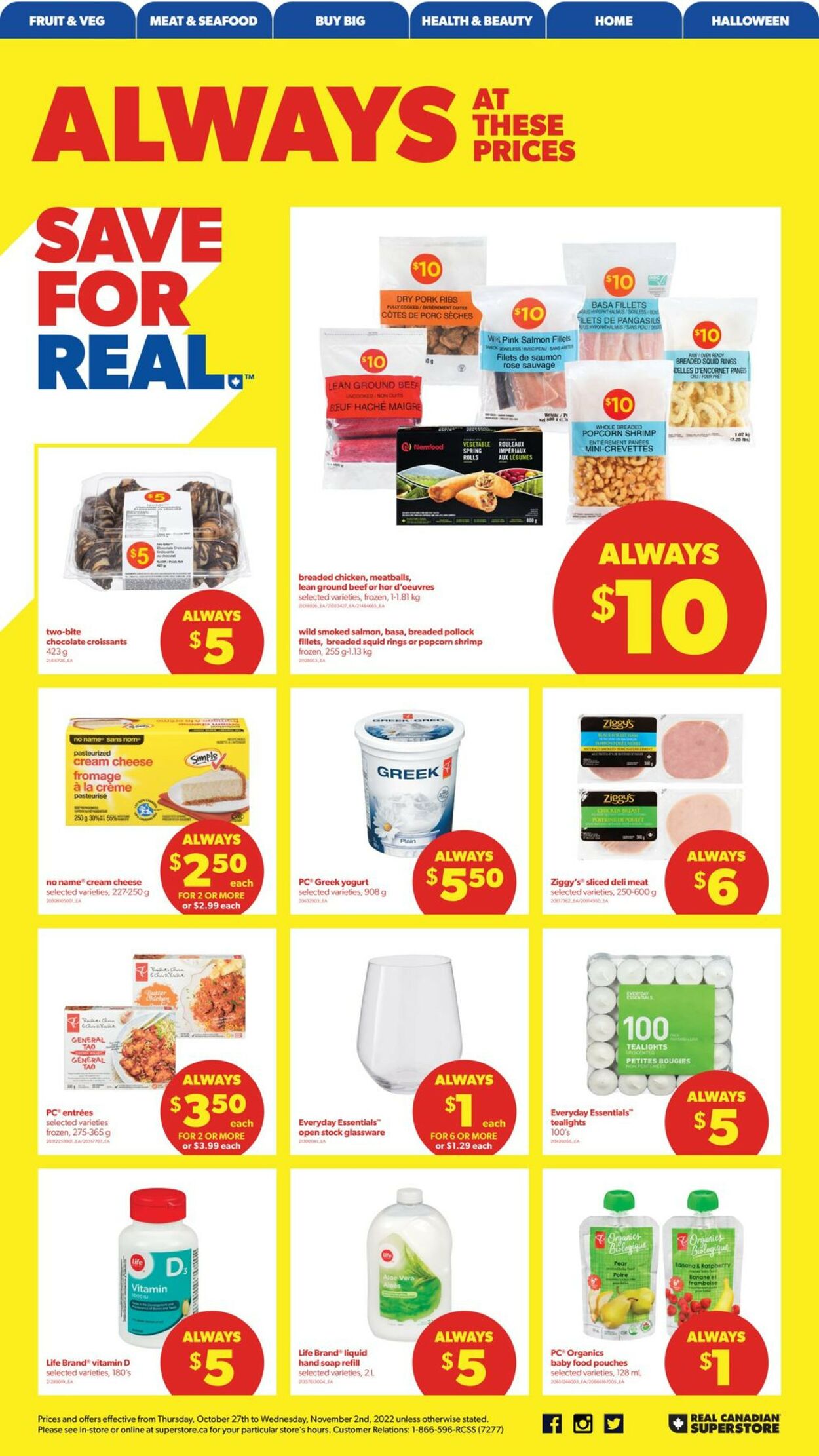 Real Canadian Superstore Flyer - 10/27-11/02/2022 (Page 10)