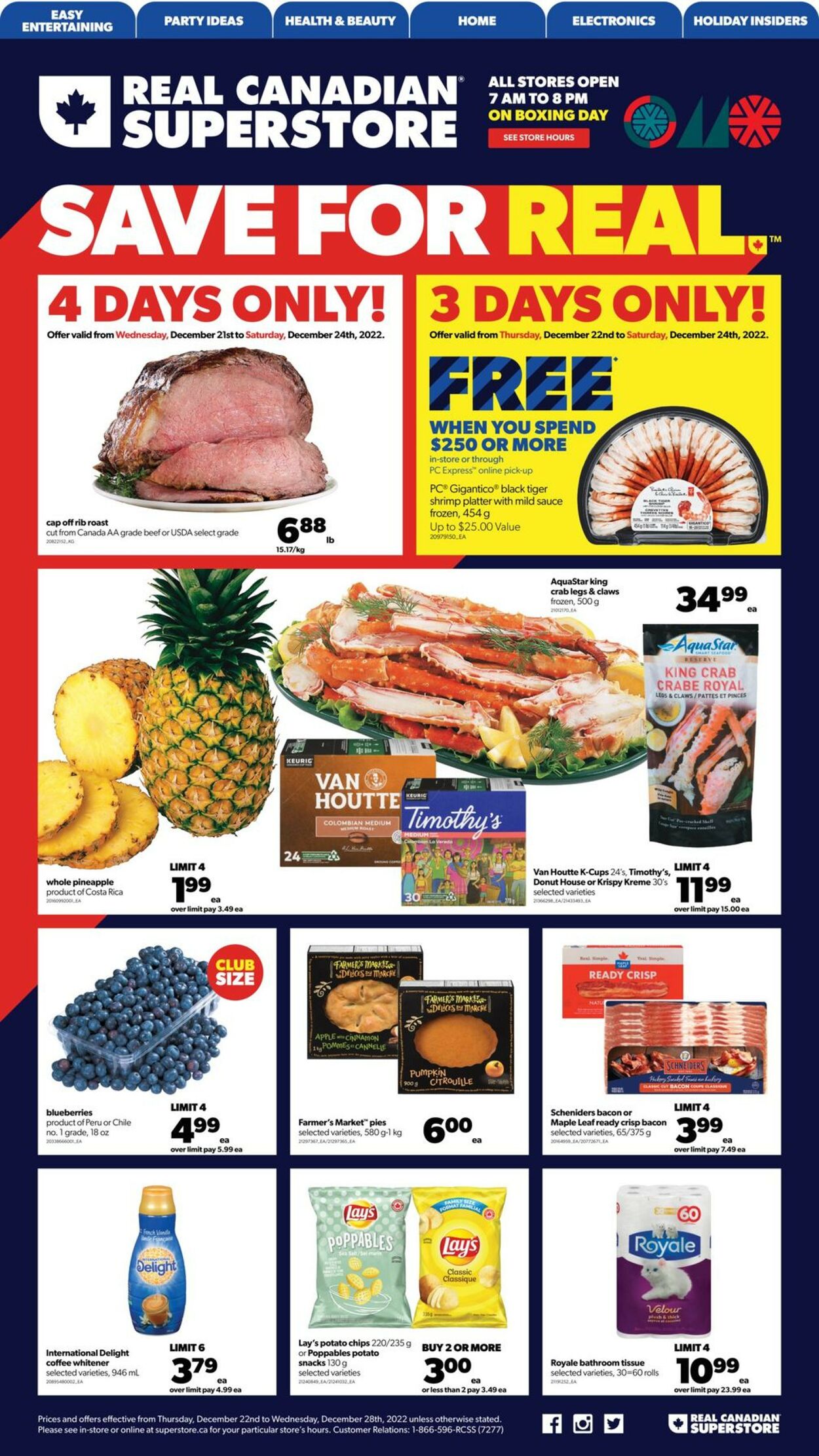 Real Canadian Superstore Flyer - 12/22-12/28/2022