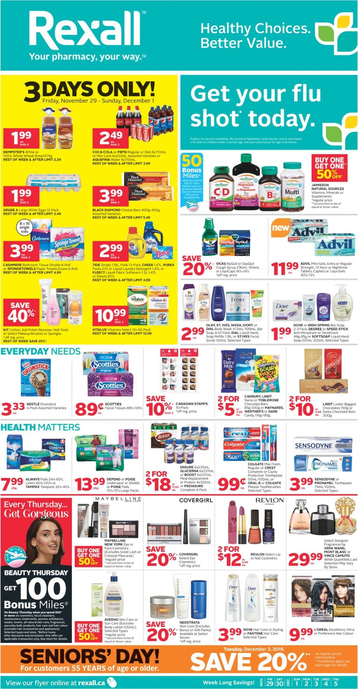 Rexall BLACK FRIDAY 2019 DEALS Flyer - 11/29-12/05/2019 (Page 4)