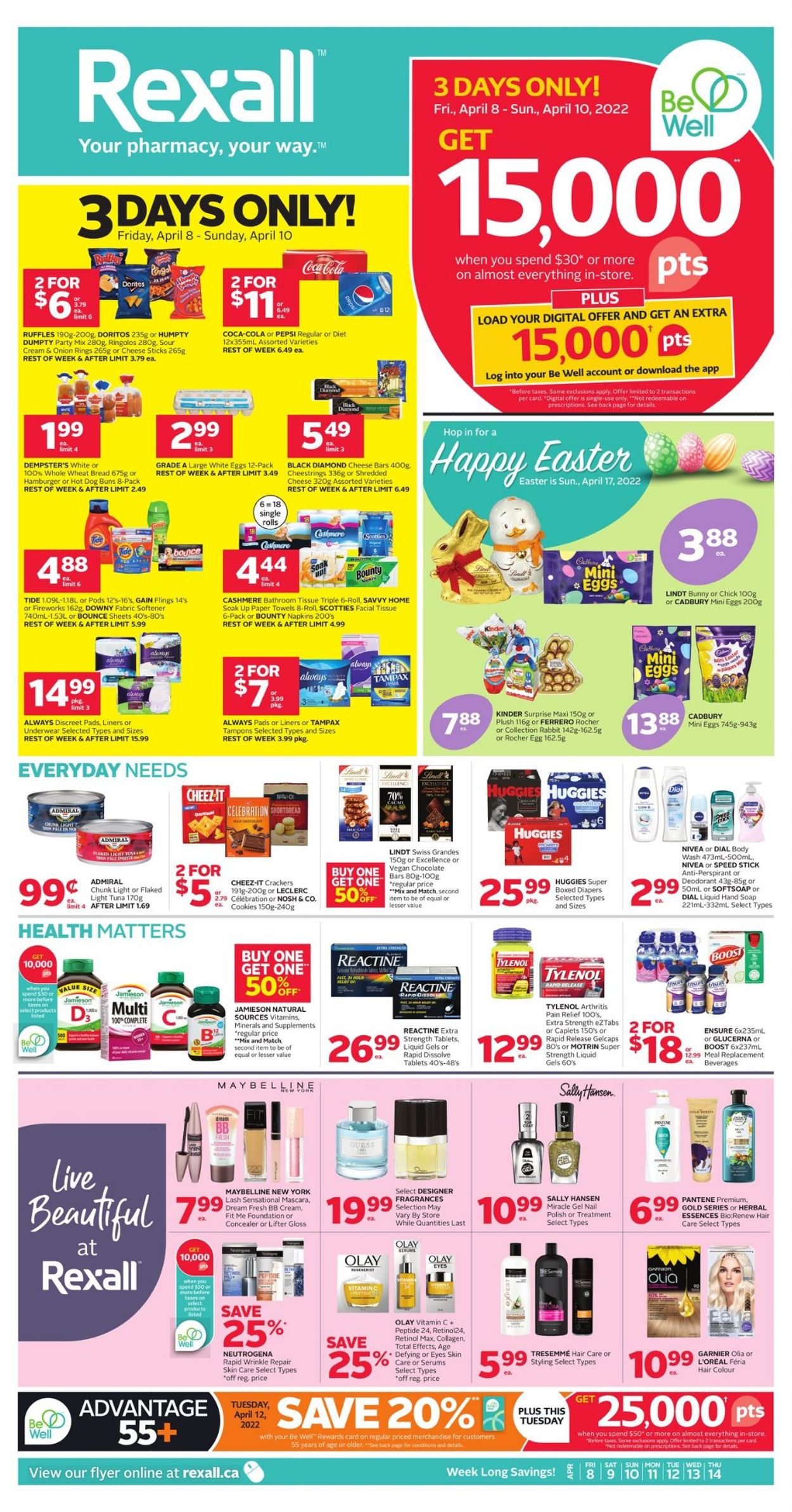 Rexall EASTER 2022 Flyer - 04/08-04/14/2022
