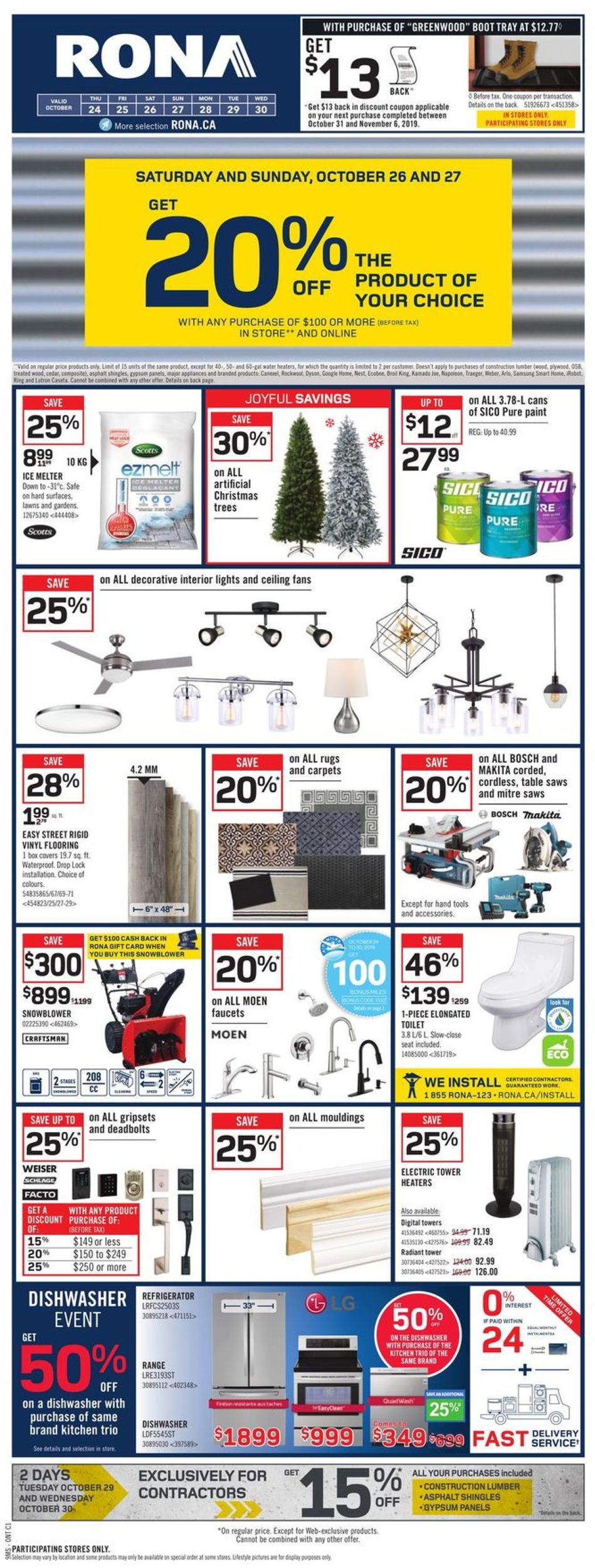 RONA Flyer - 10/24-10/30/2019 (Page 3)