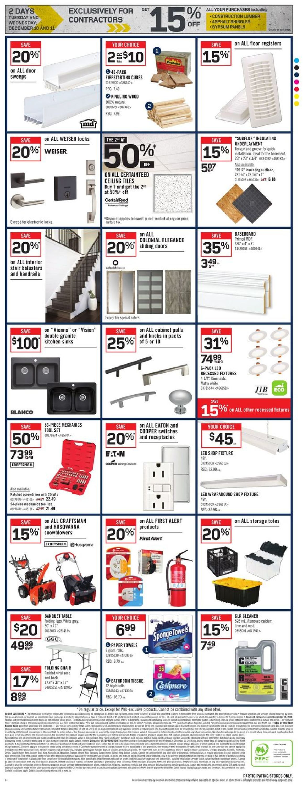 RONA - CHRISTMAS 2019 FLYER Flyer - 12/05-12/11/2019 (Page 8)