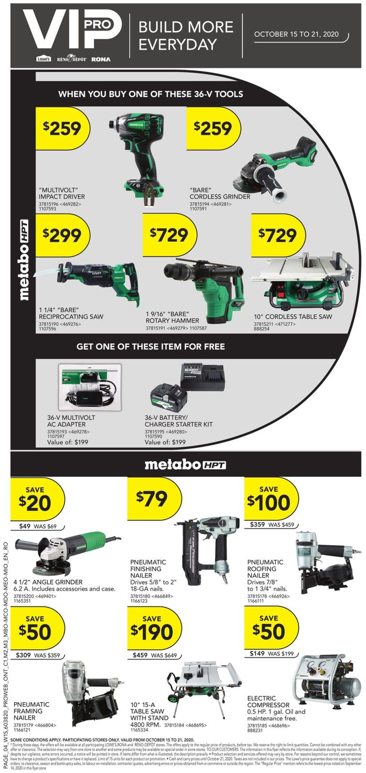 RONA Flyer - 10/15-10/21/2020 (Page 4)