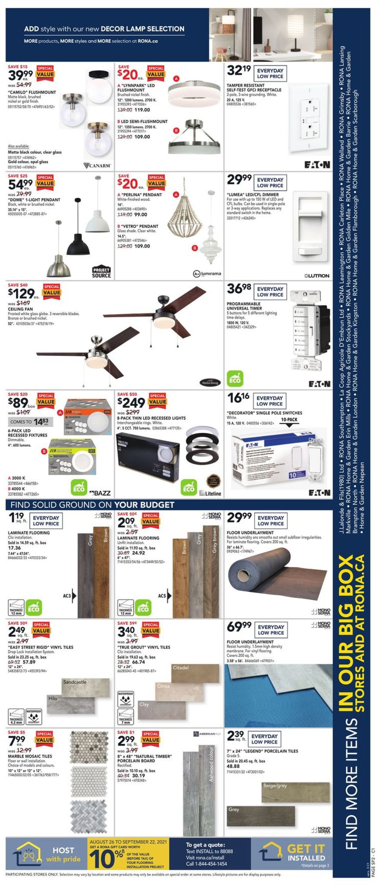 RONA Flyer - 08/26-09/01/2021 (Page 6)