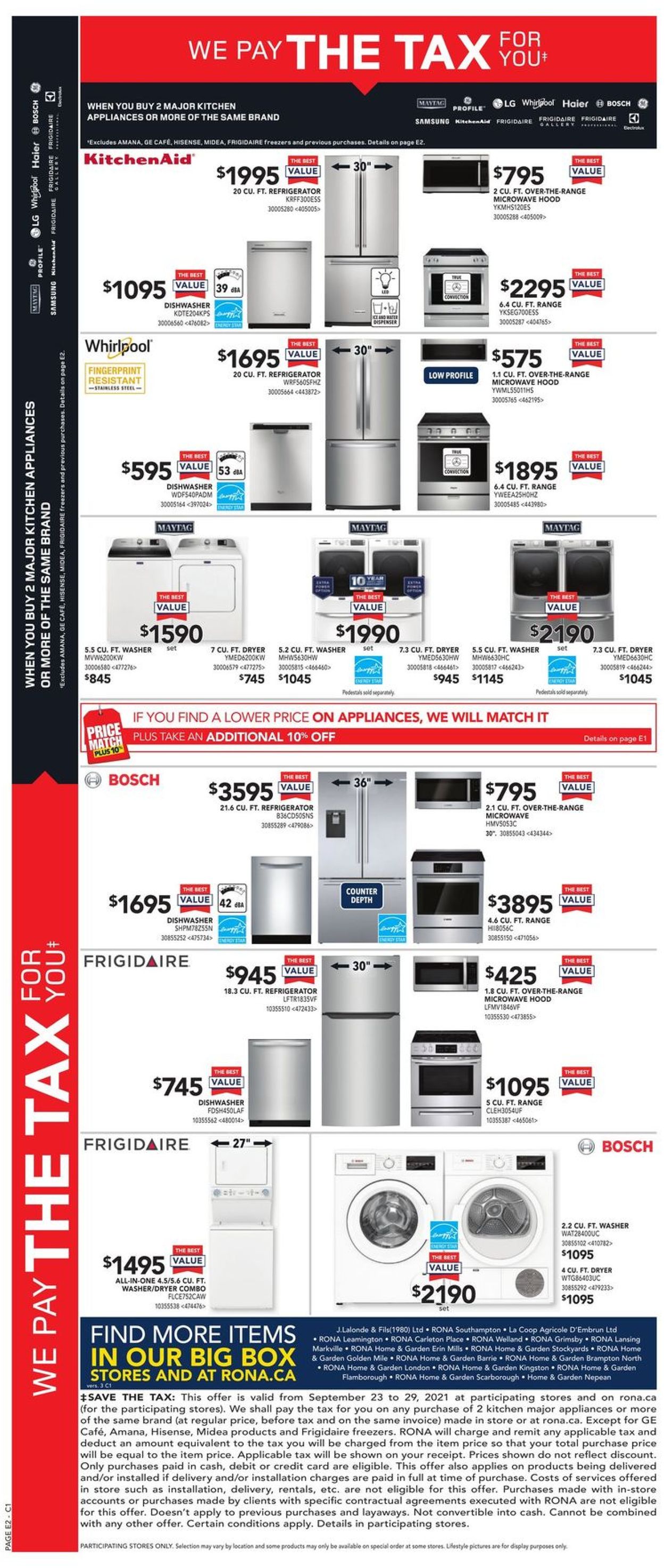 RONA Flyer - 09/23-09/29/2021 (Page 8)